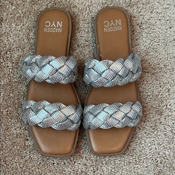 Madden NYC Braided Slides - Picture 1 of 7